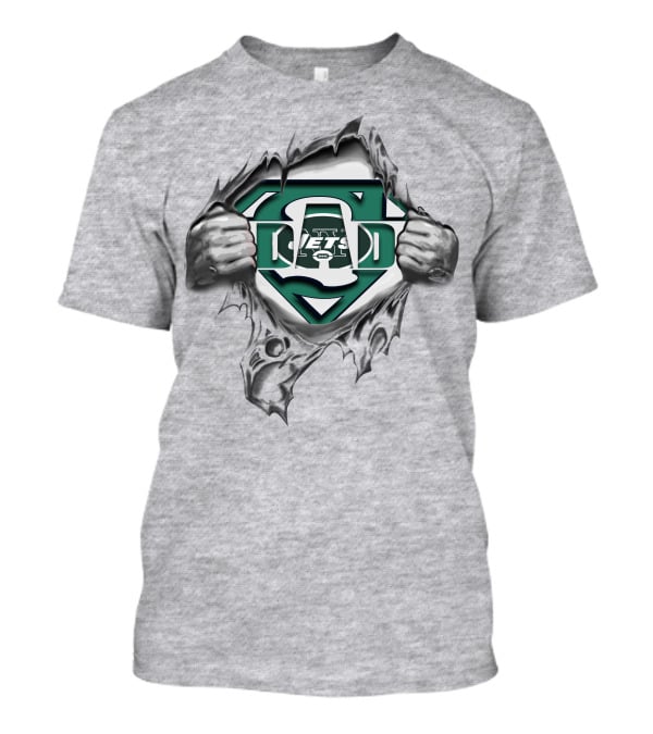 Jets Super Dad Strong Hero T-Shirt