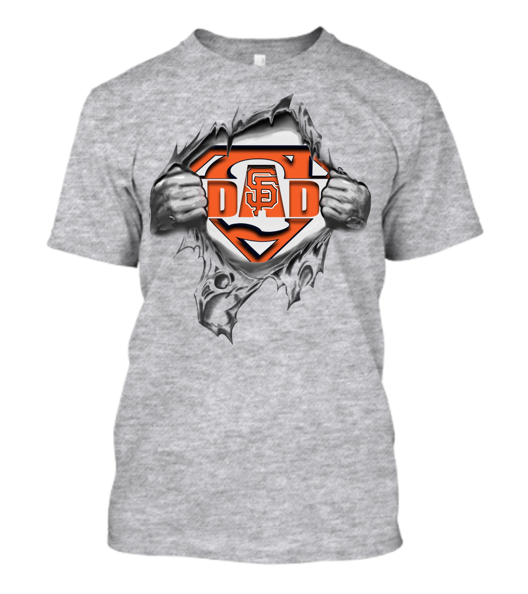 SF Giants Super Dad Baseball Hero T-Shirt