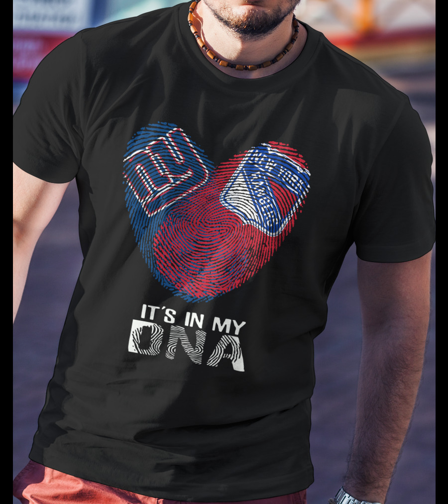 New York Giants Rangers It's In My Dna T-Shirt