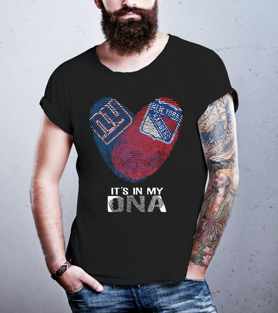 New York Giants Rangers It's In My Dna T-Shirt