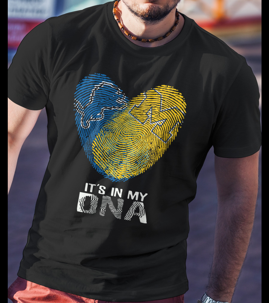 Lions Michigan M It's In My DNA T-Shirt