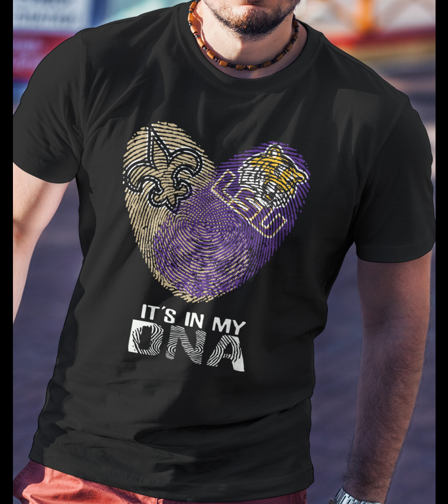 Saints LSU Tiger It's In My DNA T-Shirt