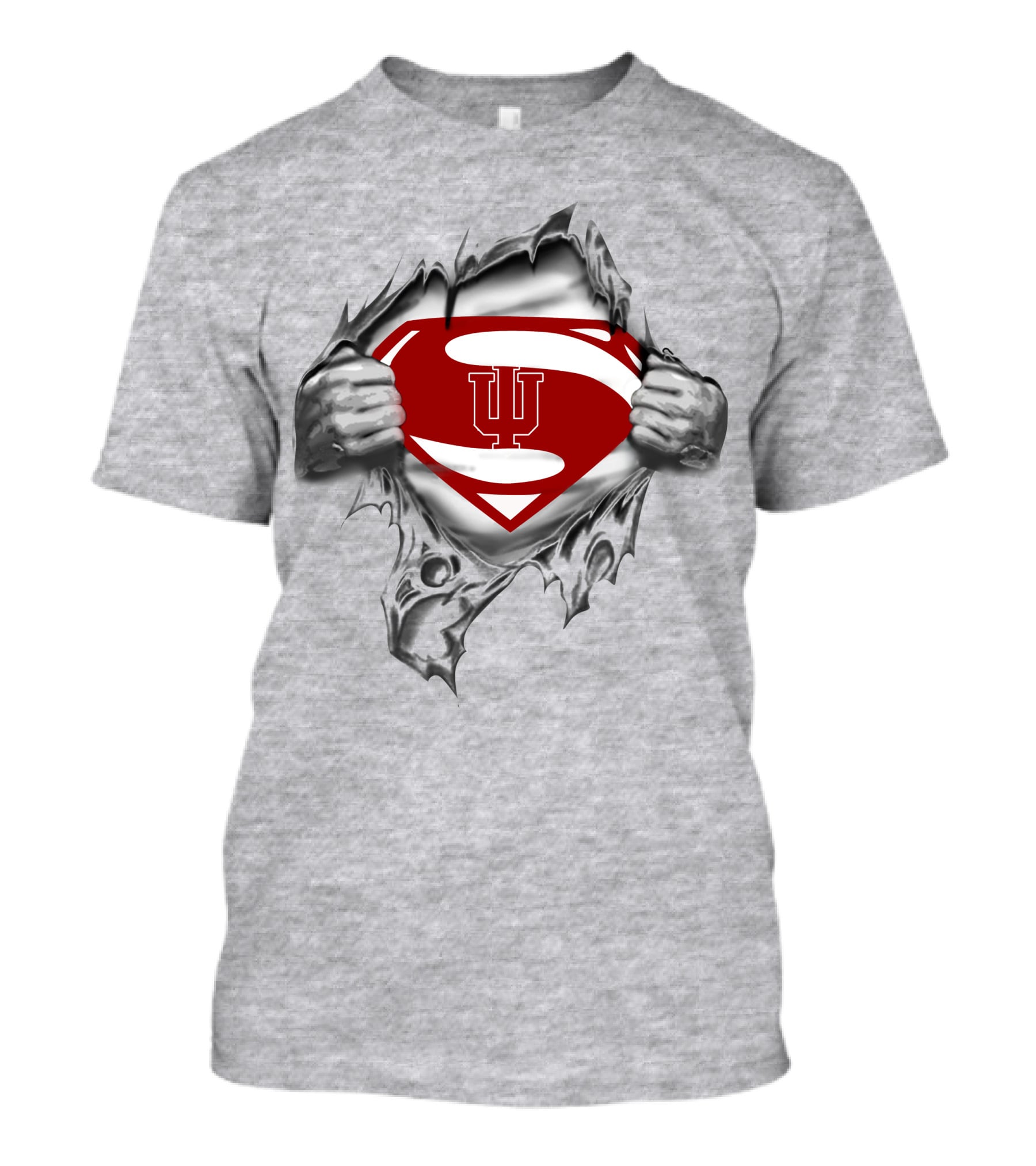 Indiana University Hoosiers Superman Emblem Burst T-Shirt