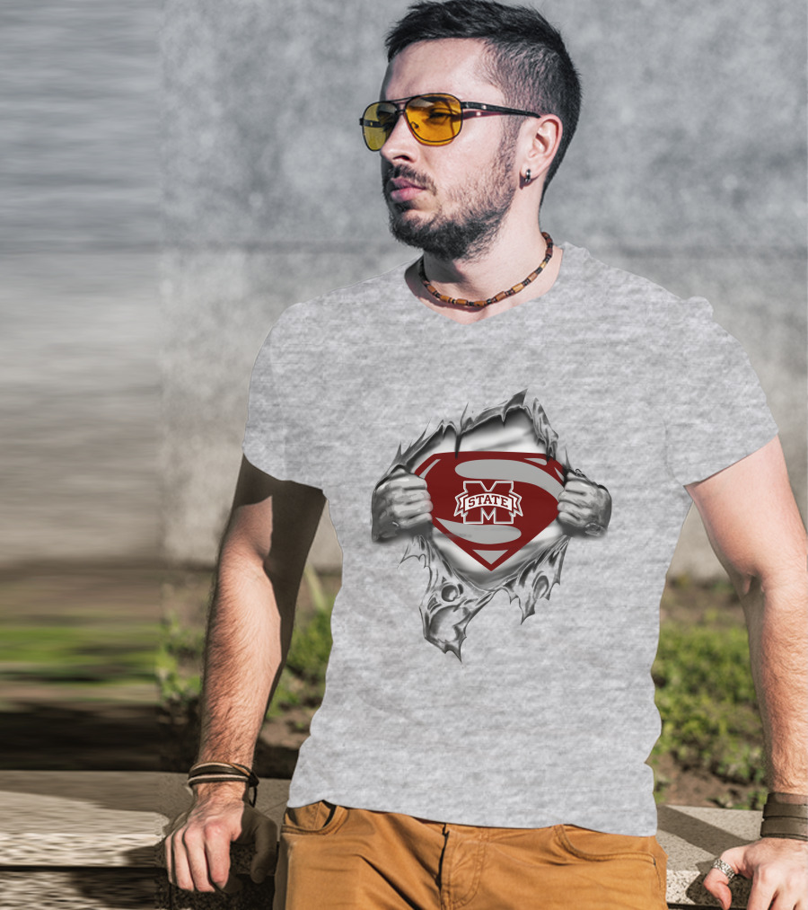 MS State Super Logo Burst T-Shirt