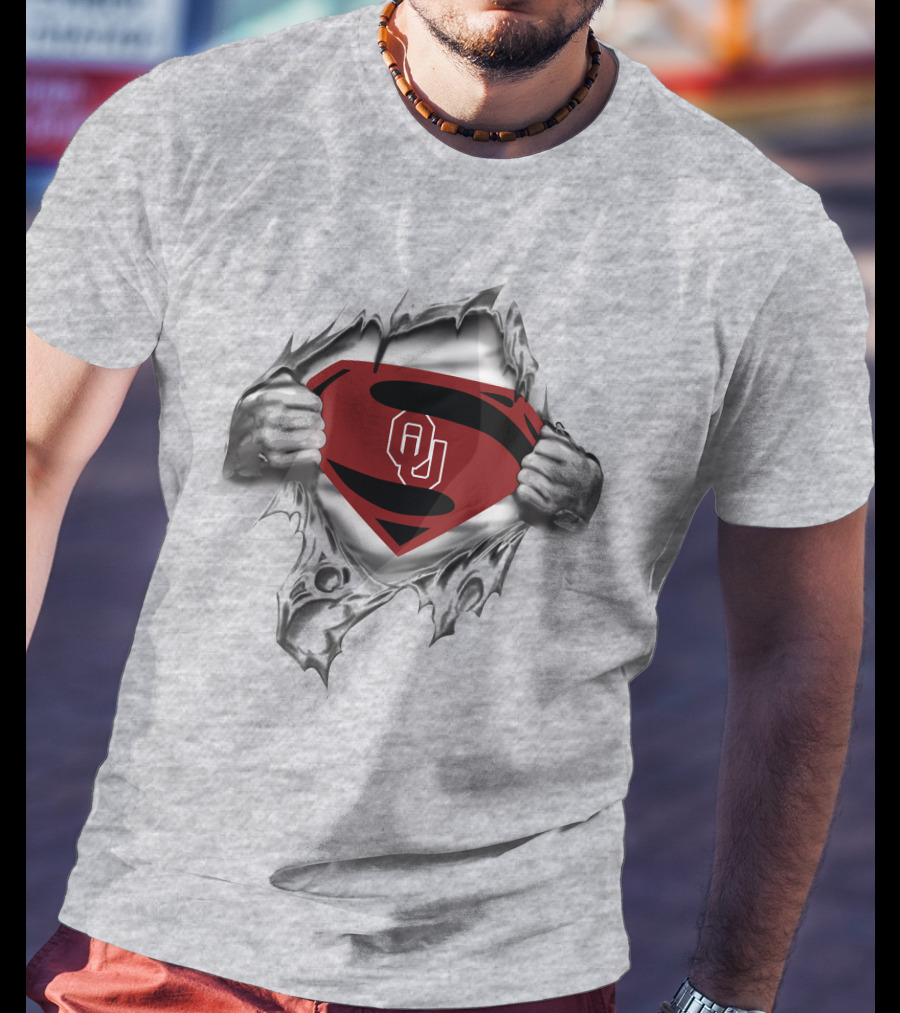 OU Sooners Superman Logo Shirt Conceptual T-Shirt