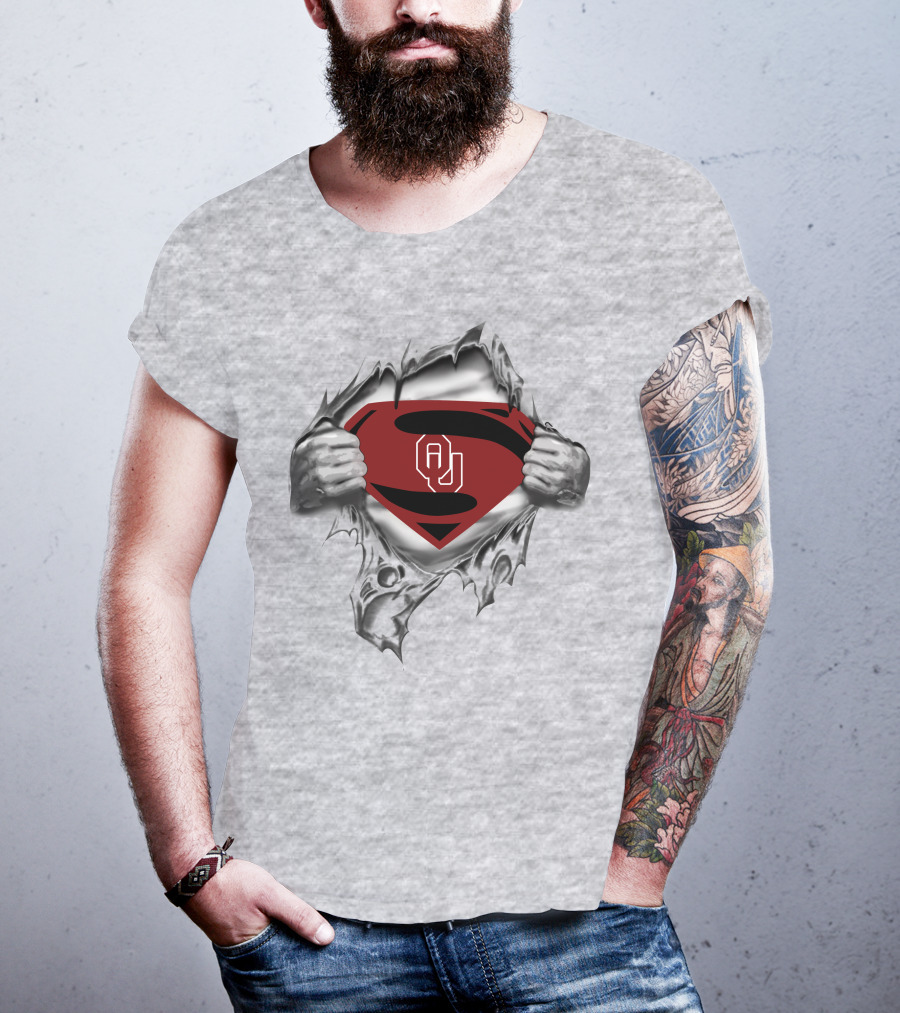 OU Sooners Superman Logo Shirt Conceptual T-Shirt
