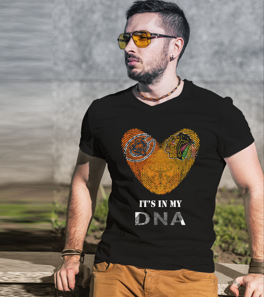 Chicago Bears Blackhawks It's In My DNA T-Shirt