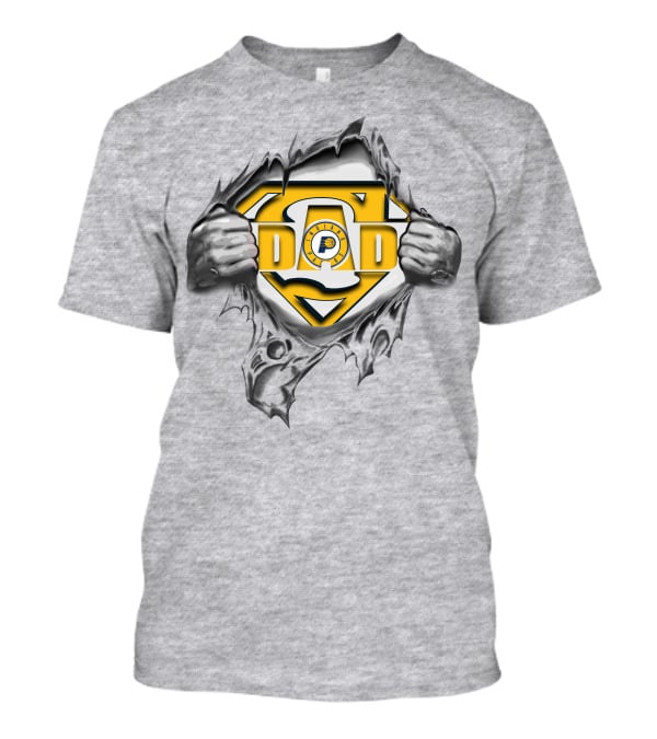 Indiana Pacers Super Dad Logo Strength T-Shirt