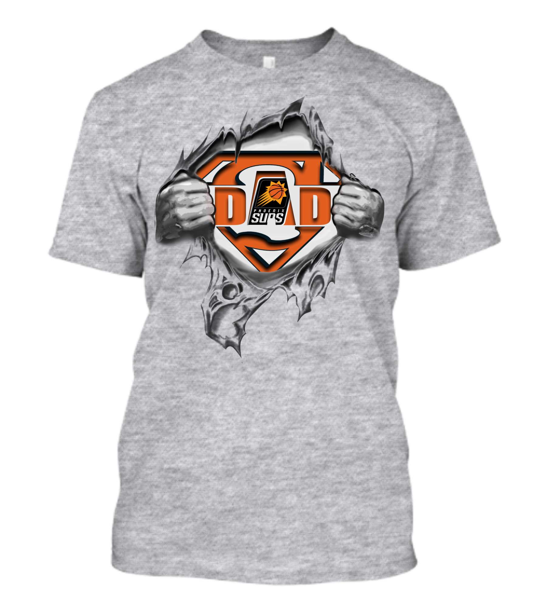 Phoenix Suns Super Dad Logo Superman T-Shirt
