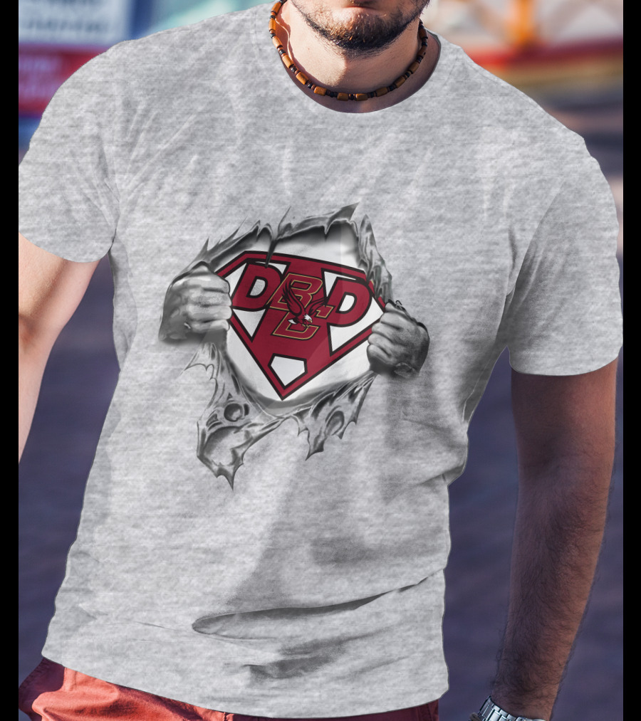Boston College Eagles Super Dad Hero T-Shirt