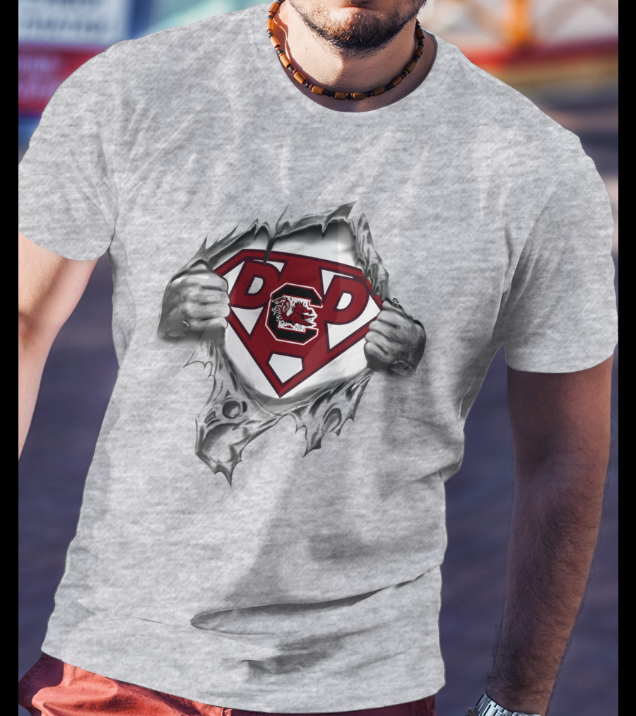 South Carolina Gamecocks Super Dad T-Shirt
