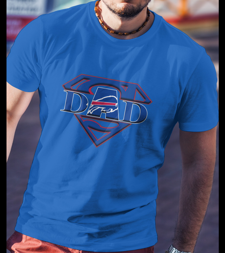 Bills Super Dad Superman Buffalo T-Shirt