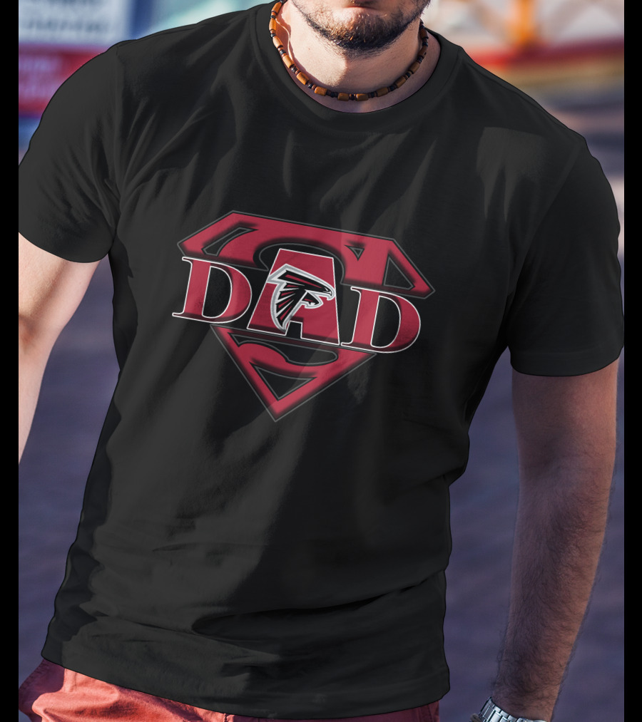 Atlanta Falcons Super Dad Superman T-Shirt
