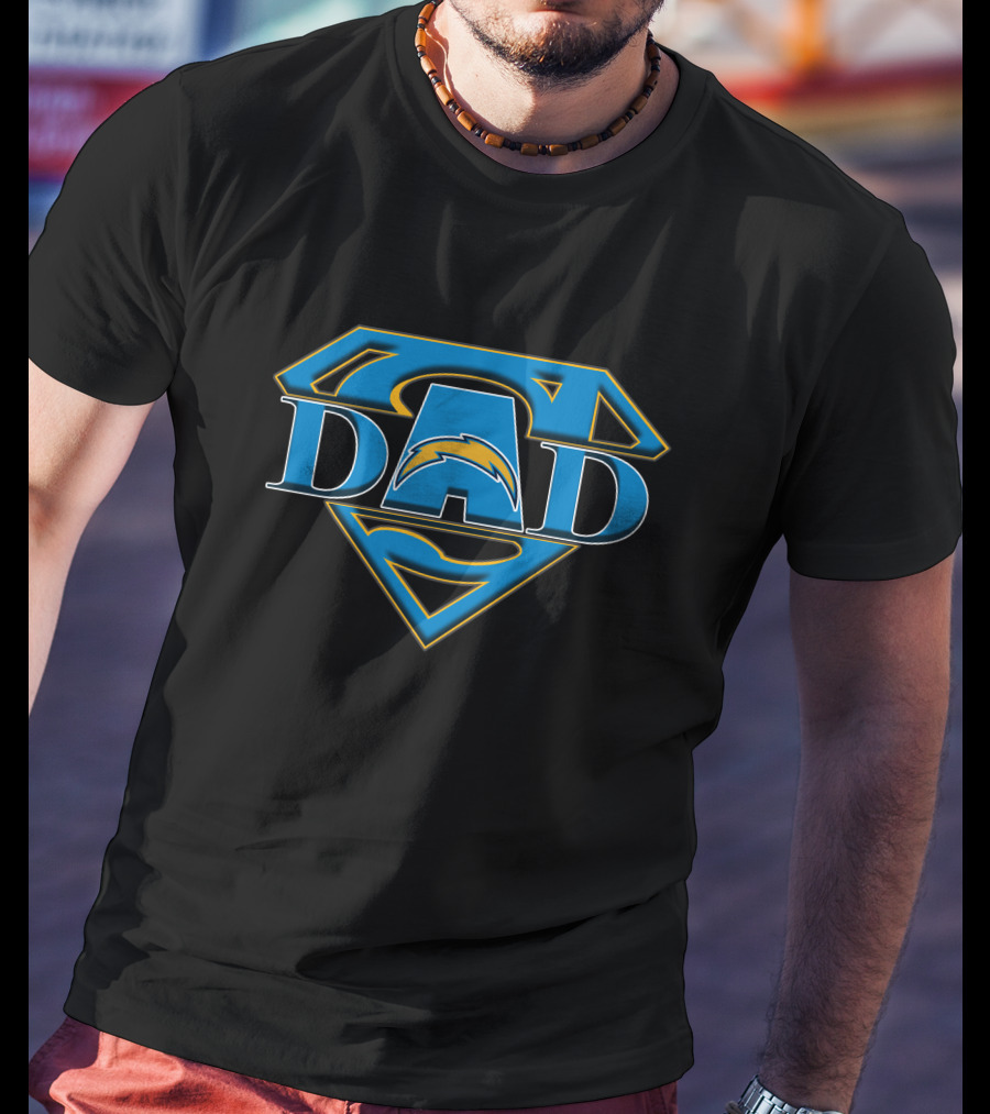 Chargers Super Hero Dad T-Shirt