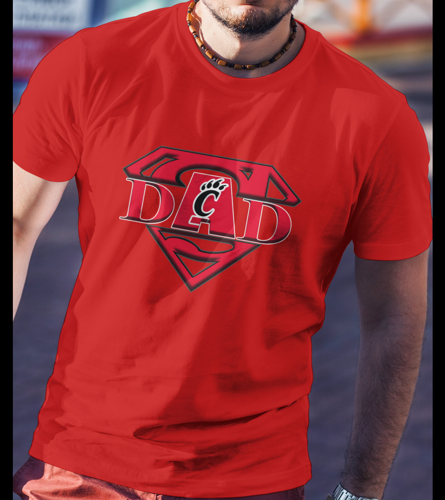 Cincinnati Bearcats Super Dad T-Shirt