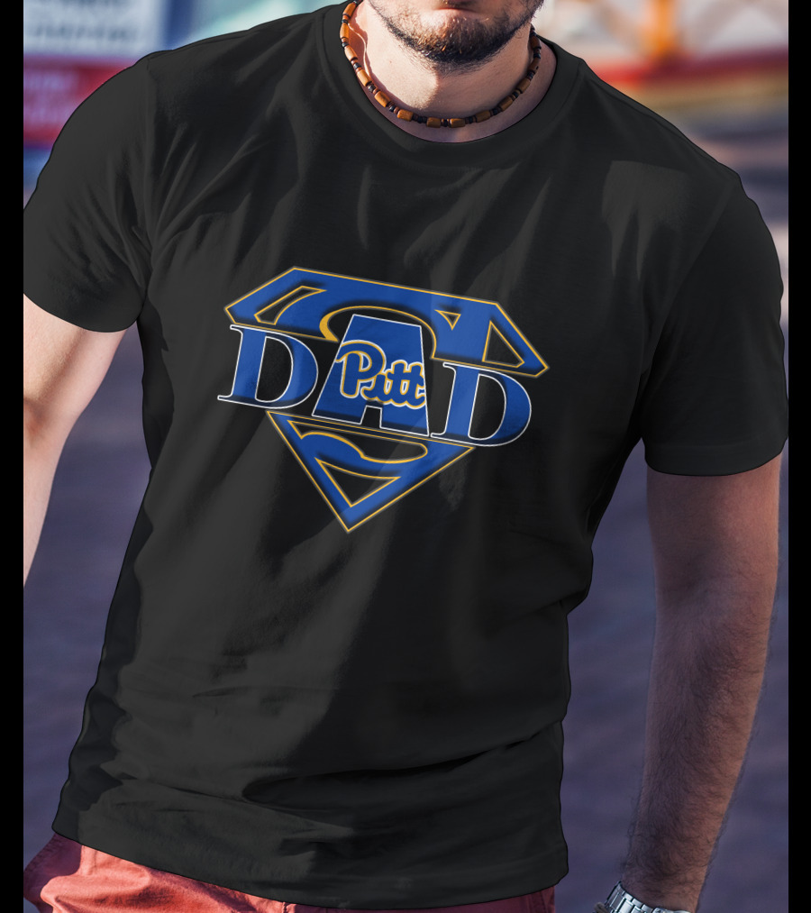 Pittsburgh Panthers Pitt Super Dad T-Shirt