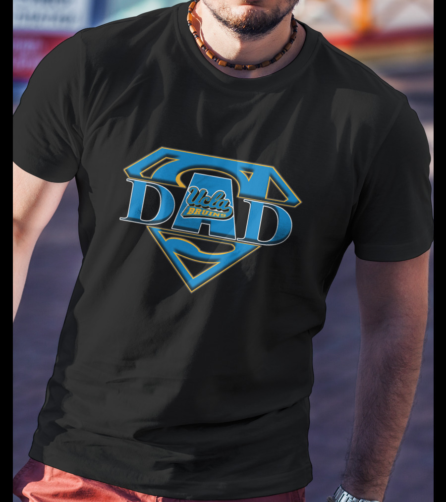 UCLA Bruins Super Dad Superman Emblem T-Shirt