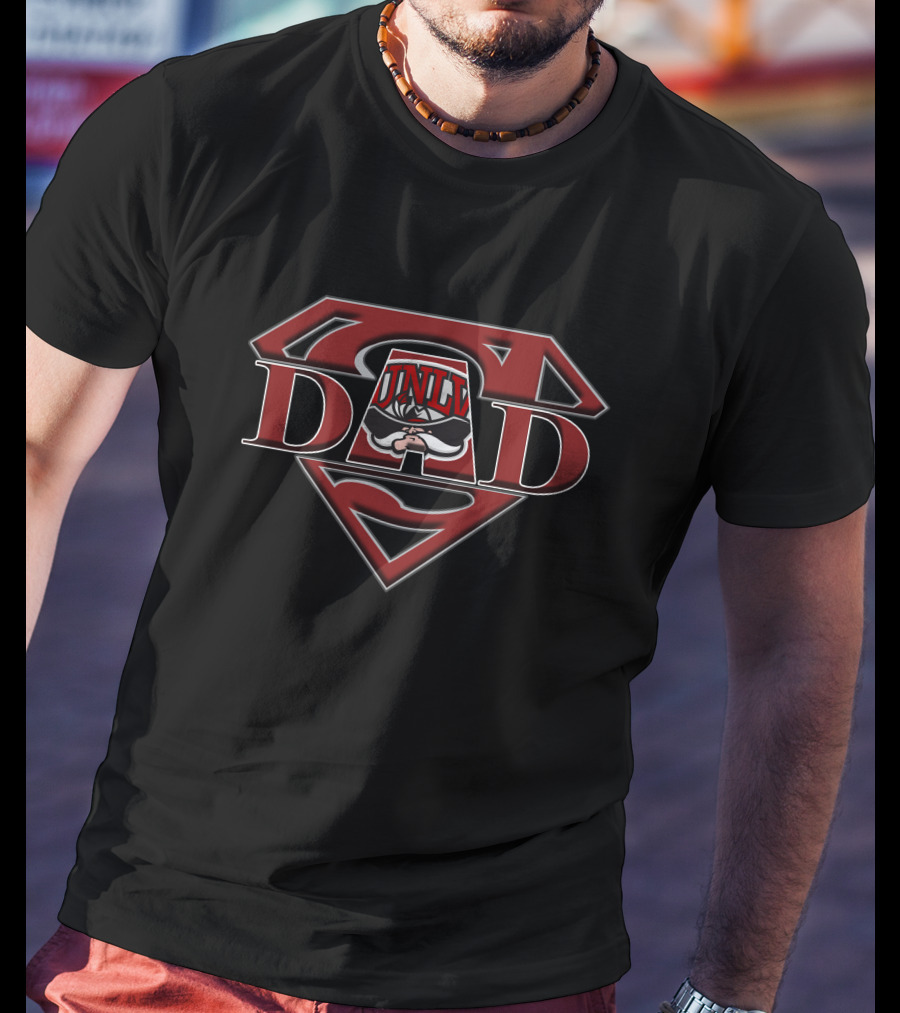 Unlv Rebels Super Dad Superman T-Shirt