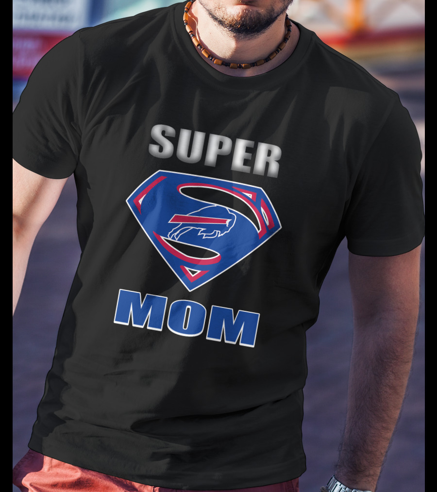 Super Mom Buffalo Bills Fan Hero T-Shirt
