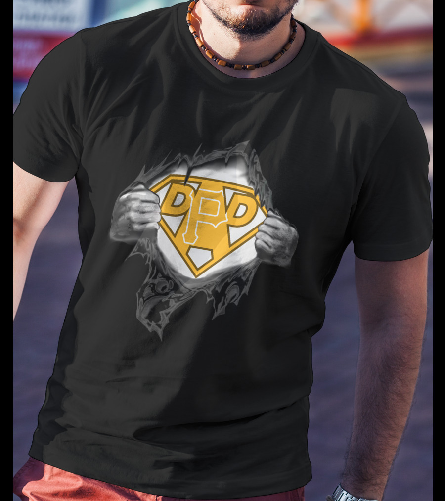 Pittsburgh Pirates Dad Hero Emblem T-Shirt