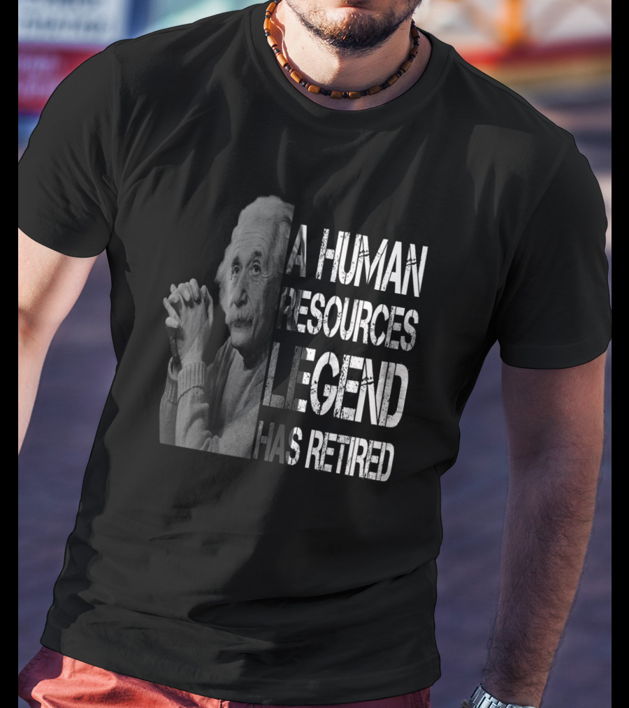 Human Resources Legend Has Retired Iconic Reflection T-Shirt