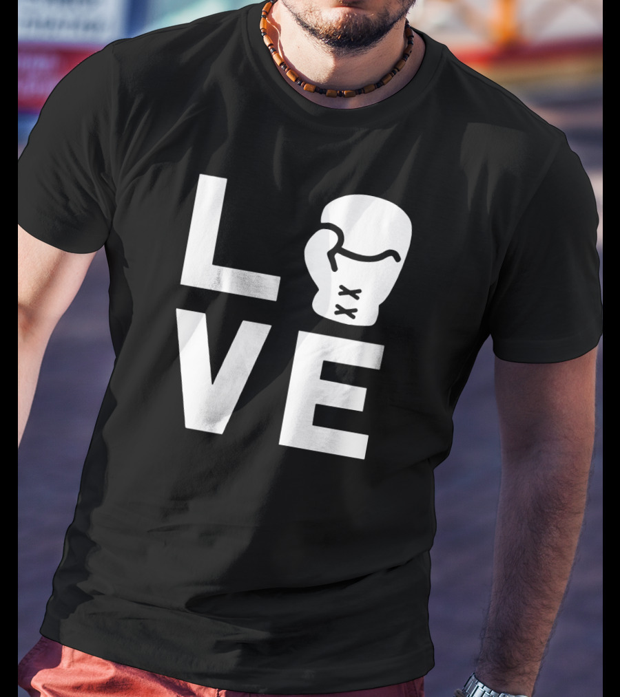 Love Boxing Glove Cool Boxer Iconic Sports T-Shirt