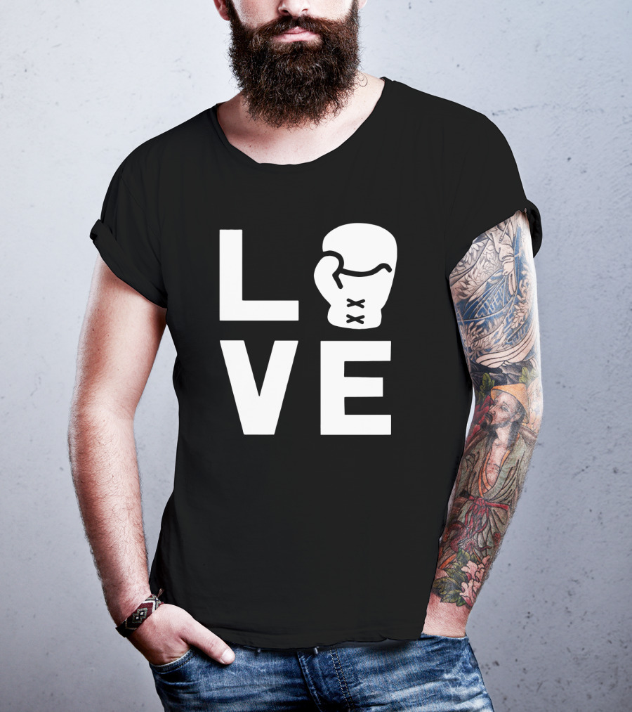 Love Boxing Glove Cool Boxer Iconic Sports T-Shirt