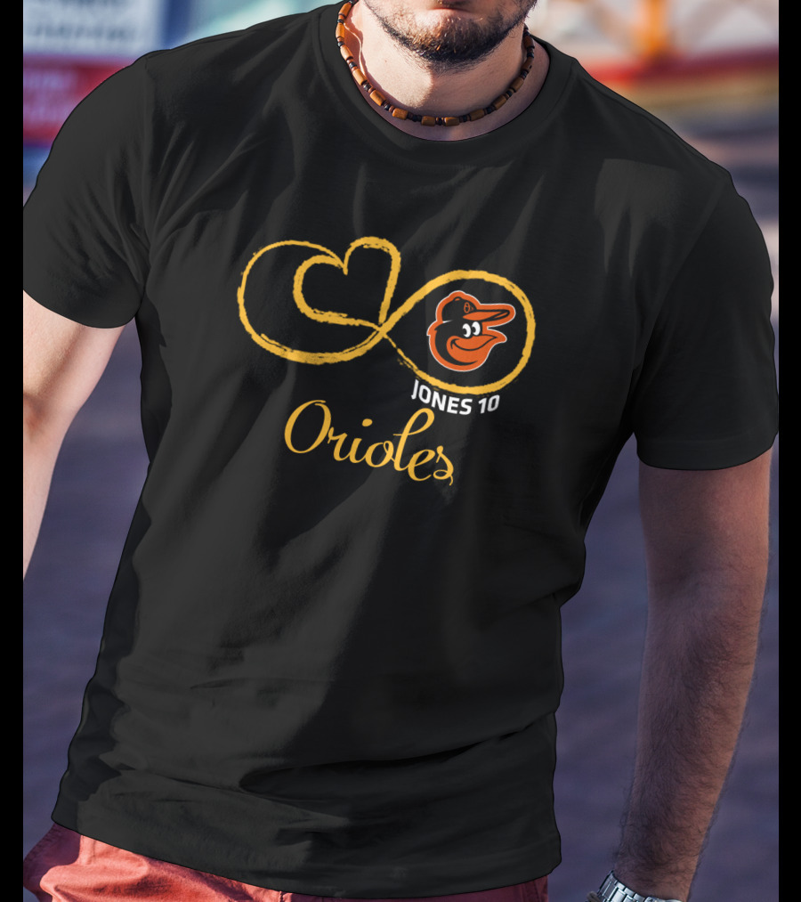 Orioles Jones 10 Infinity Baltimore Orioles T-Shirt