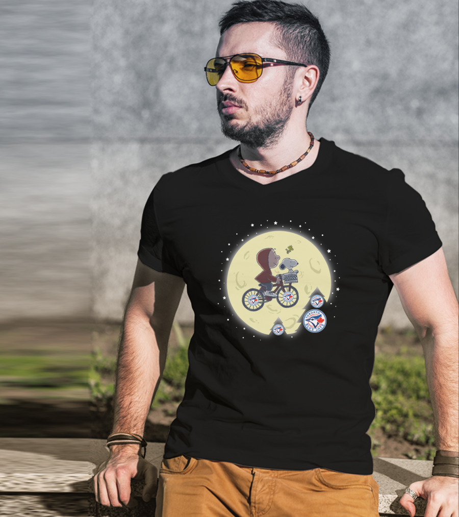 Toronto Blue Jays Halloween Moon Ride T-Shirt