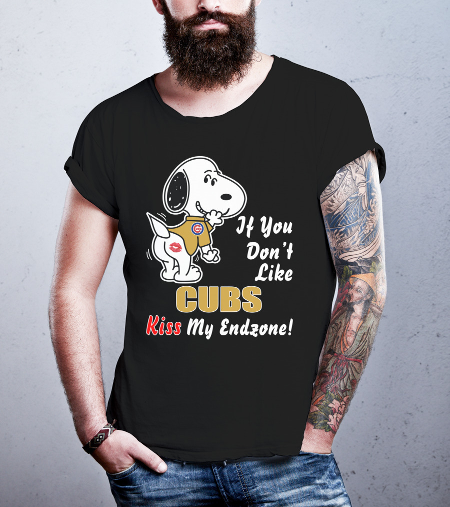 If You Don't Like Cubs Kiss My Endzone T-Shirt