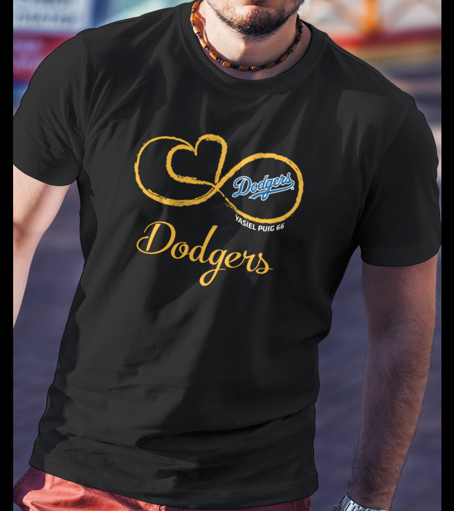 Dodgers Yasiel Puig 66 Infinity T-Shirt