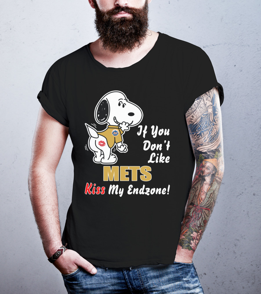 Snoopy Mets If You Don’t Like Kiss My Endzone T-Shirt