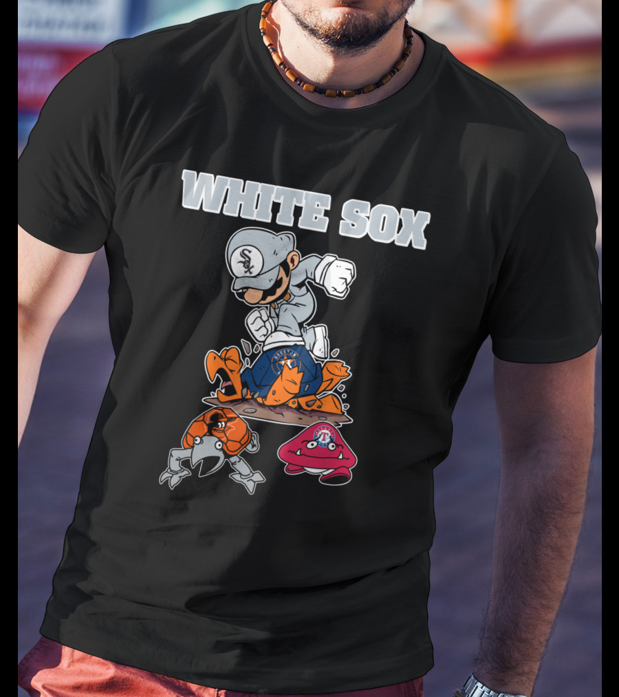 White Sox Vs. Baseball Rivals Parody Mashup T-Shirt