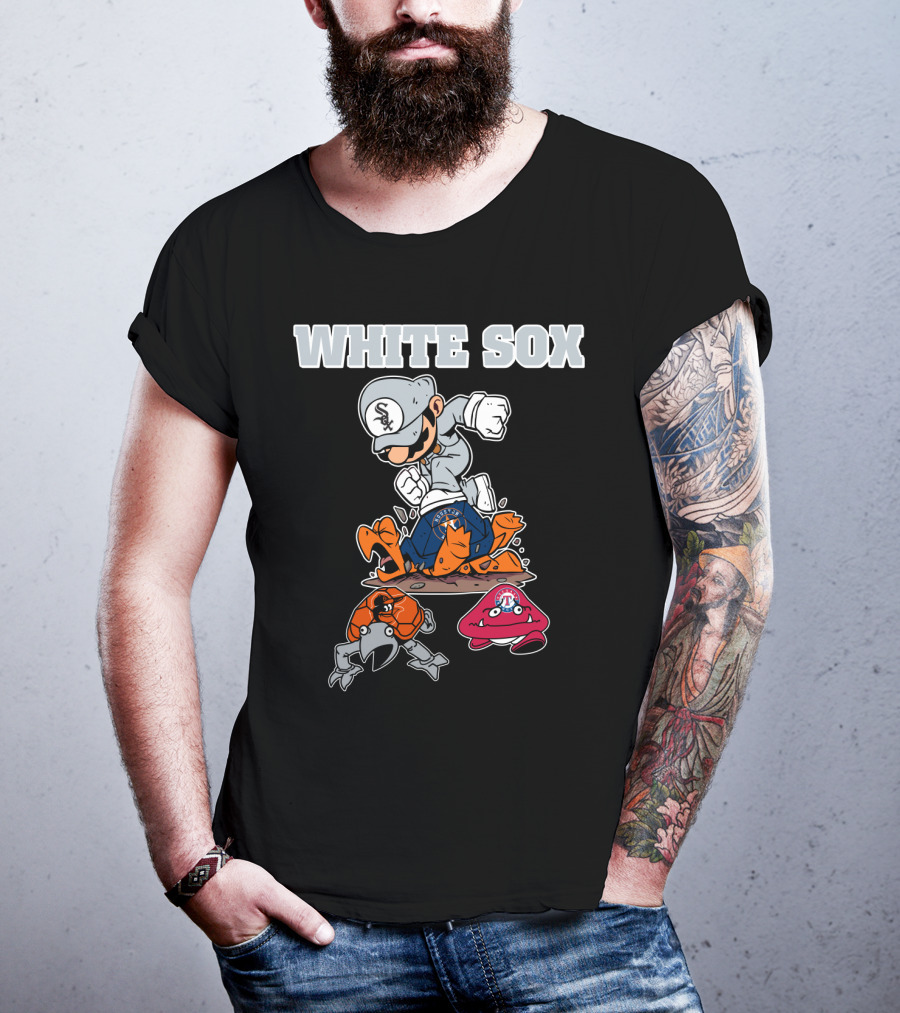 White Sox Vs. Baseball Rivals Parody Mashup T-Shirt