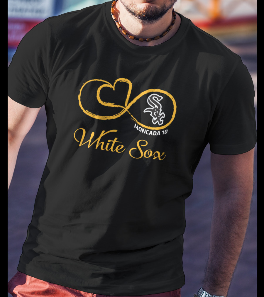 White Sox Moncada 10 Infinity T-Shirt
