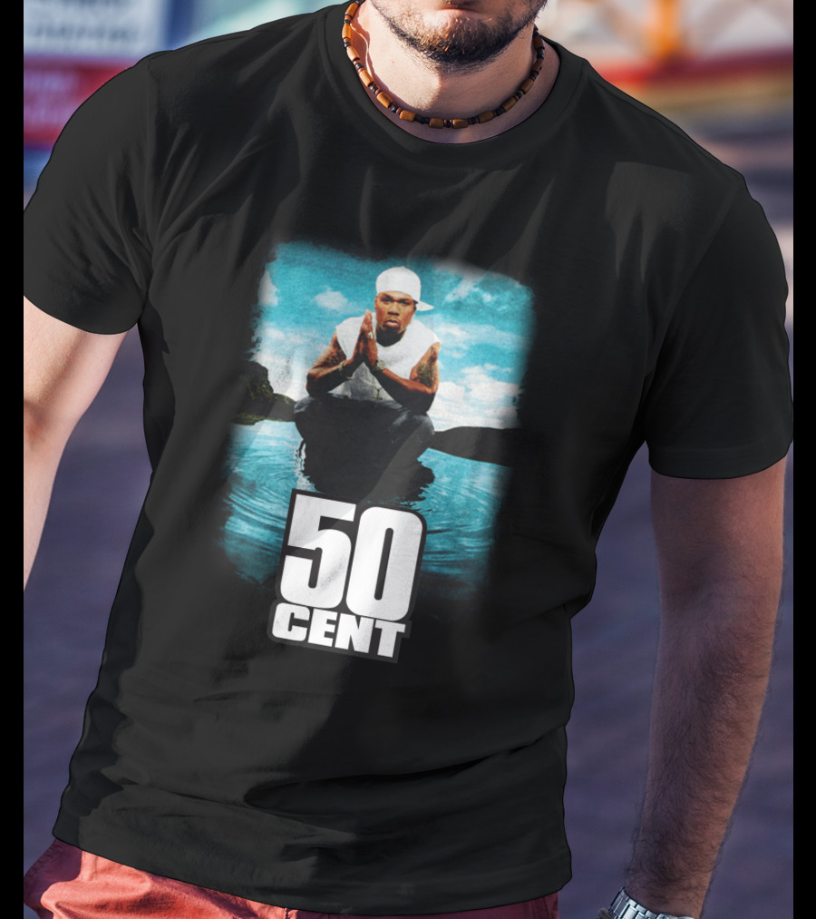 Cent Iconic Album Cover With Praying Pose And Sky T-Shirt