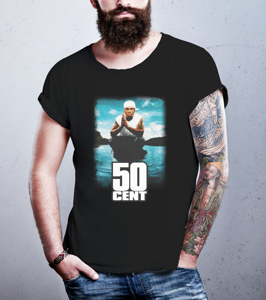 Cent Iconic Album Cover With Praying Pose And Sky T-Shirt