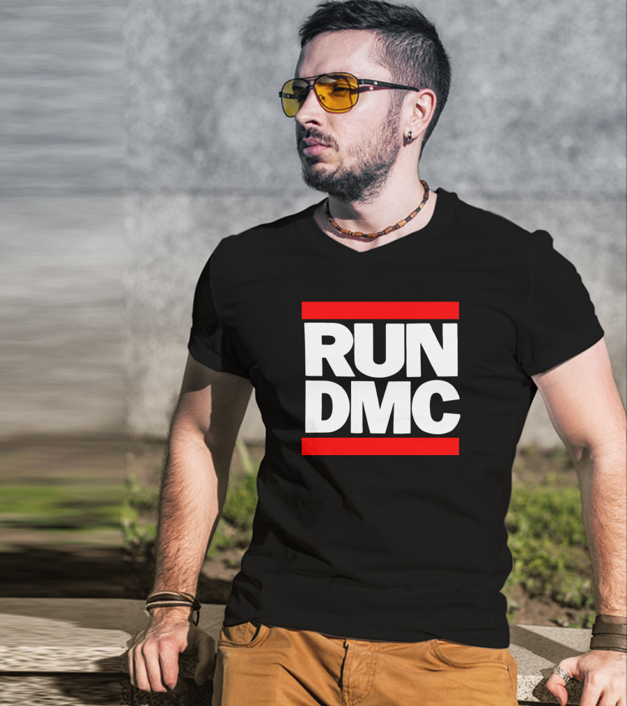 RUN DMC Logo Hip Hop T-Shirt
