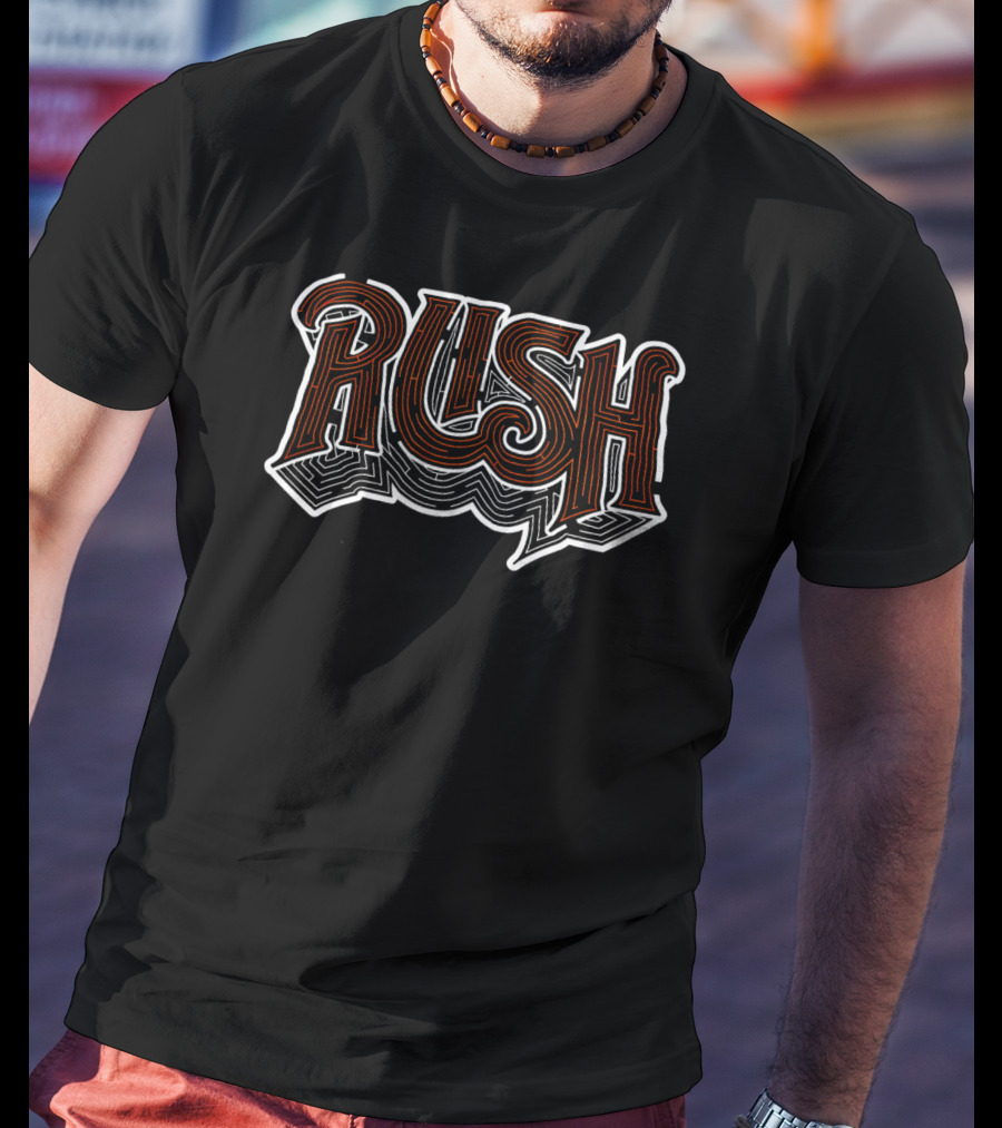 Rush Logo Bold Retro Style T-Shirt