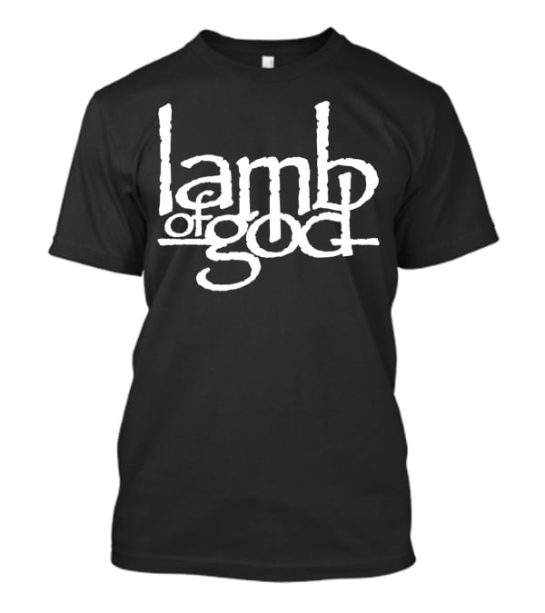 Lamb Of God Official Band Logo White T-Shirt
