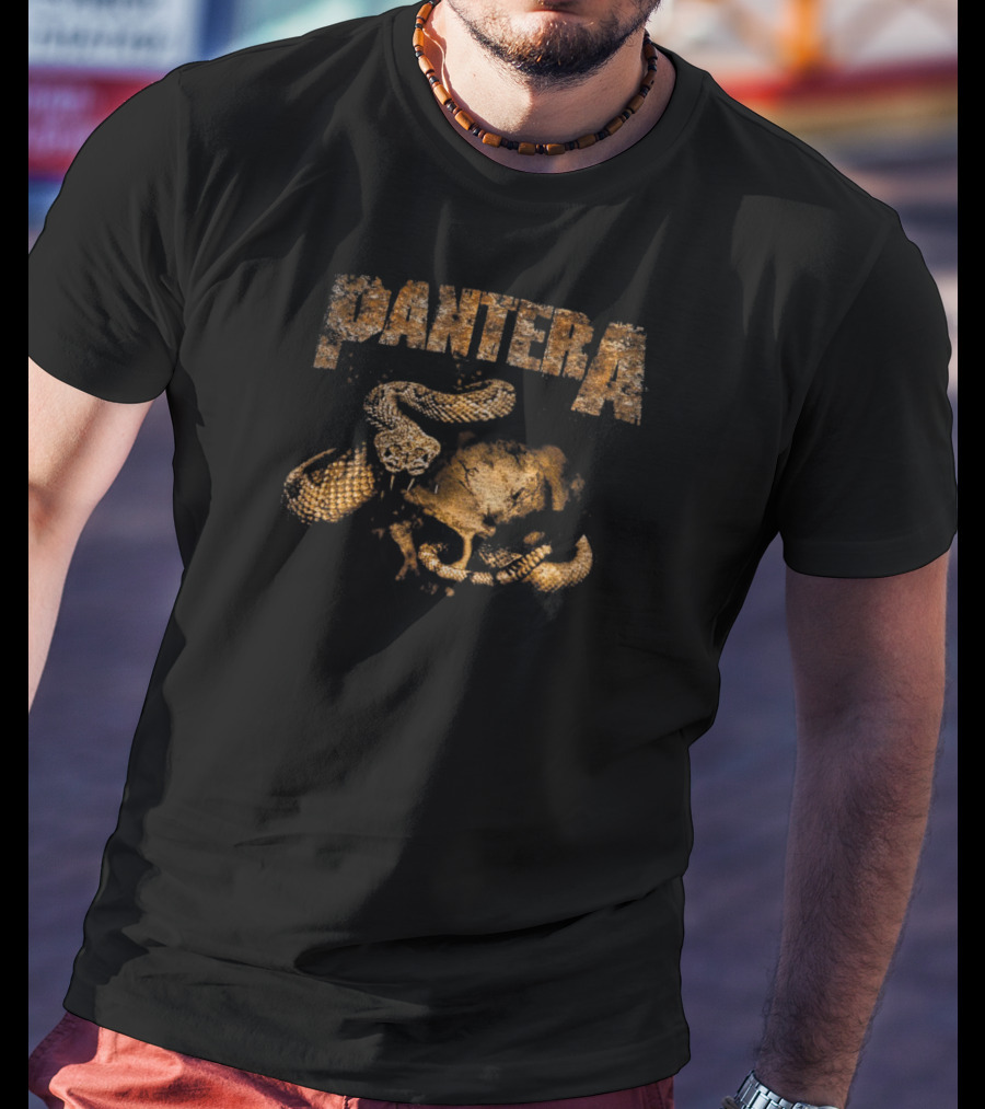 Pantera Snake Skull T-Shirt