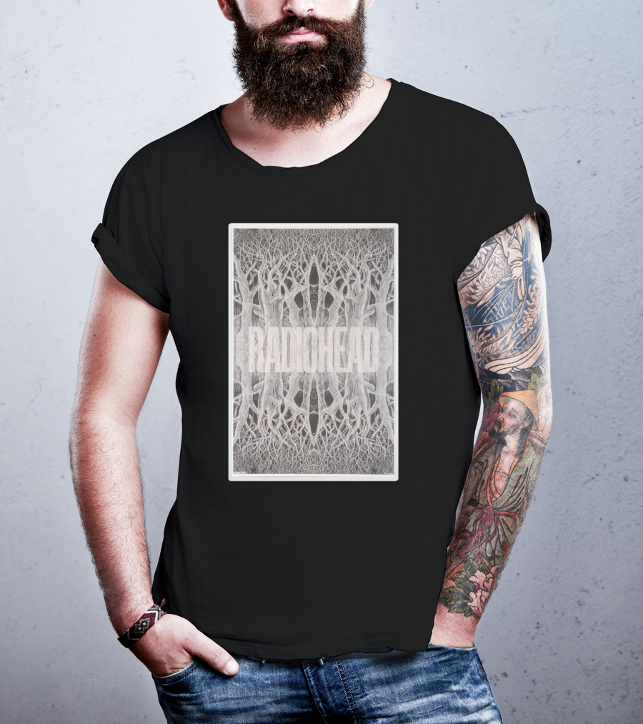 Radiohead Tree Symmetry Visuals T-Shirt