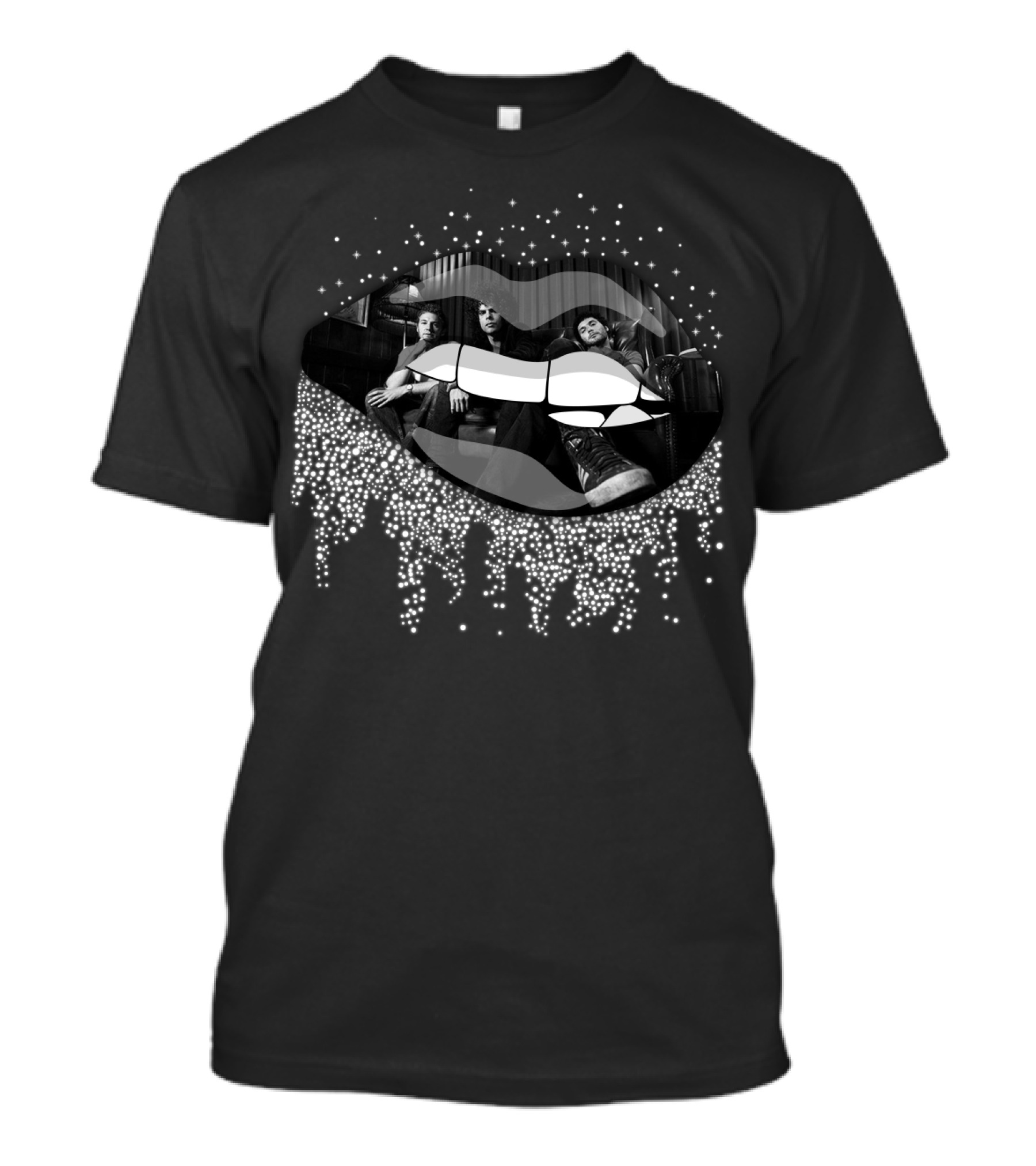 Wolfmother Band In Sparkling Lips T-Shirt