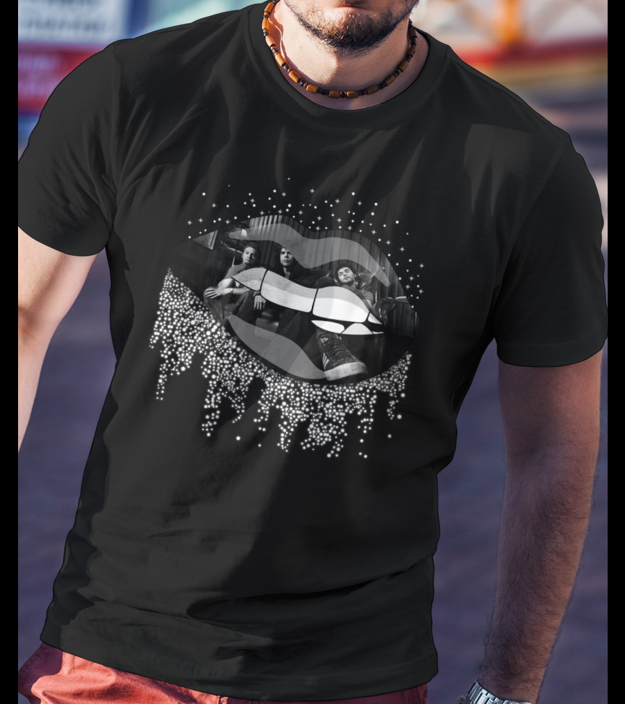 Wolfmother Band In Sparkling Lips T-Shirt