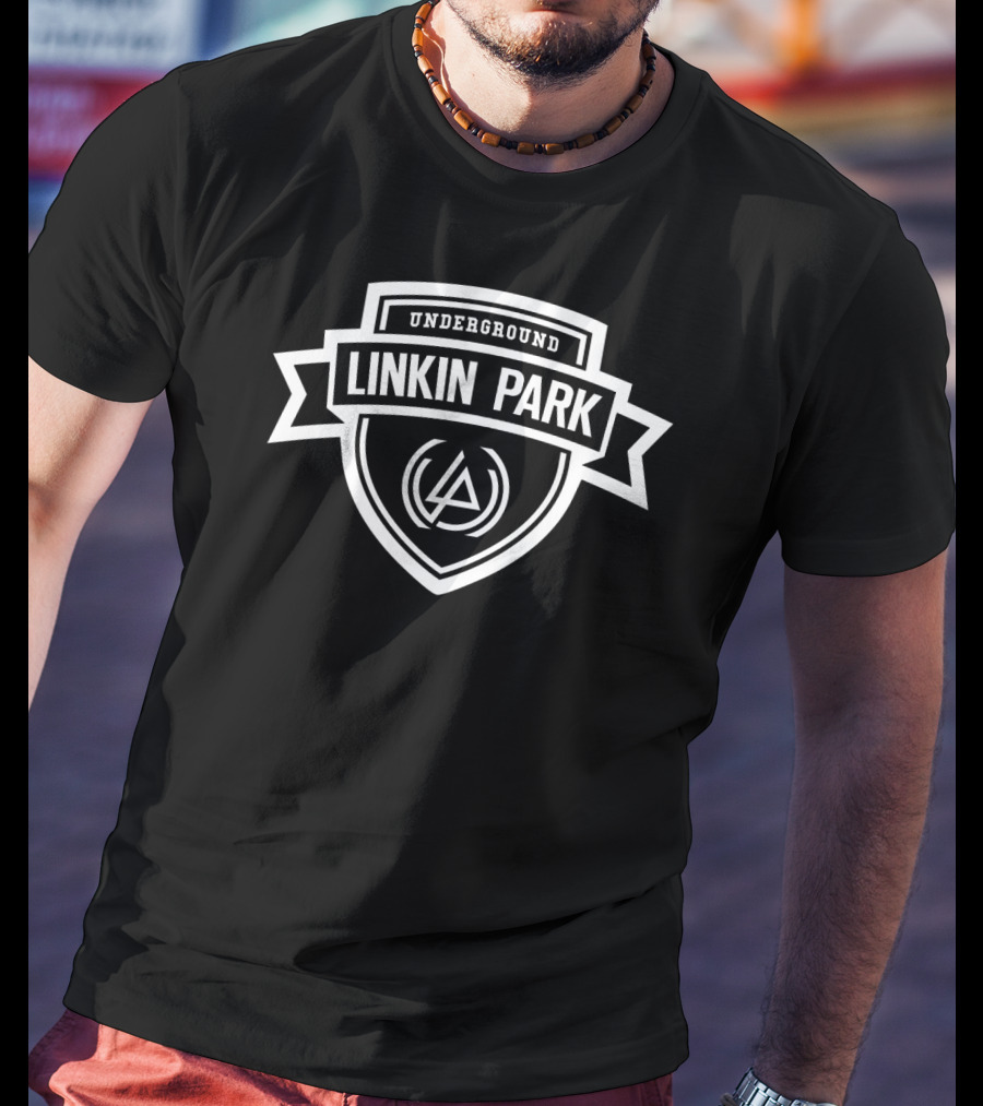 Linkin Park Underground Shield Emblem With La T-Shirt