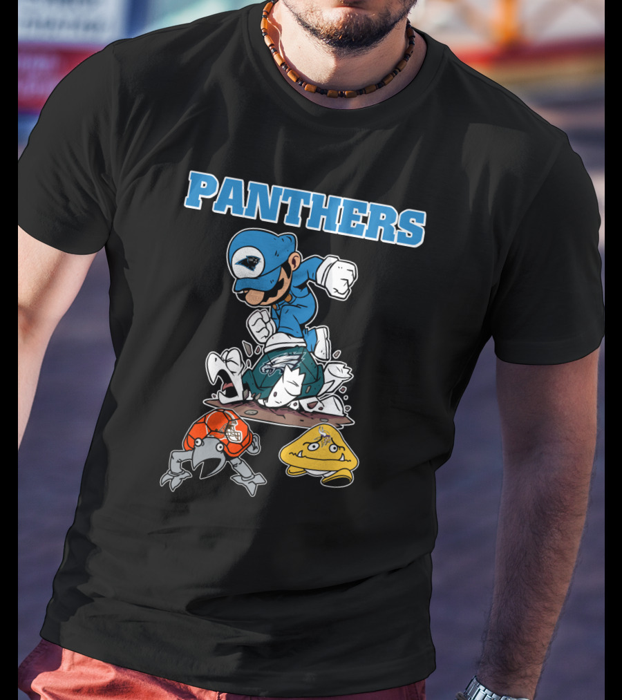 Panthers Toad And Koopa Defeated T-Shirt