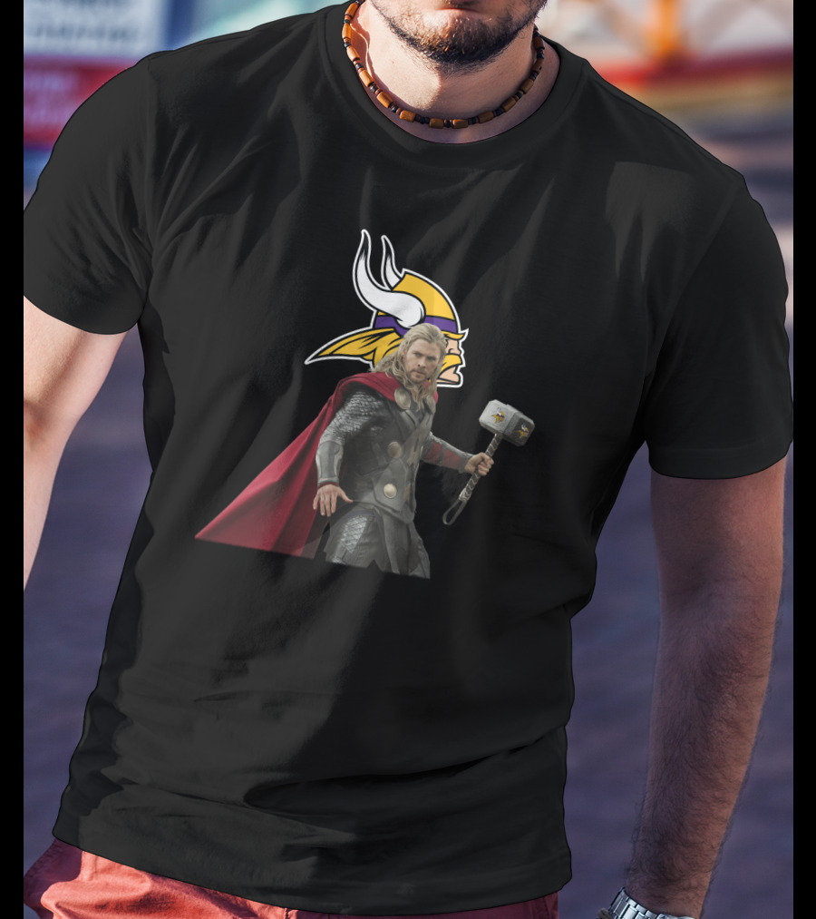 Minnesota Vikings Thor Mashup T-Shirt