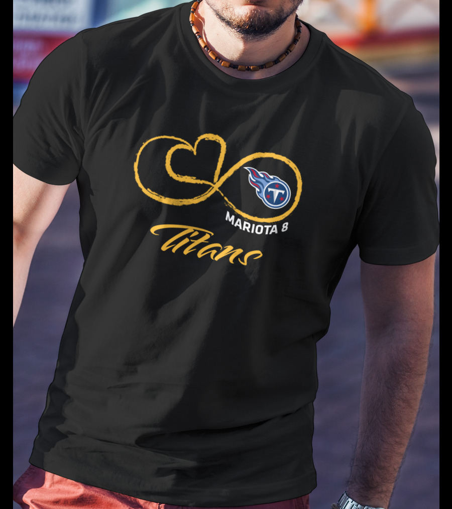 Infinity Loop Mariota 8 Tennessee Titans T-Shirt