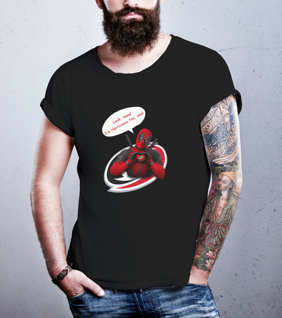 Carolina Hurricanes Look Mom I'm Hurricanes Fan Now T-Shirt