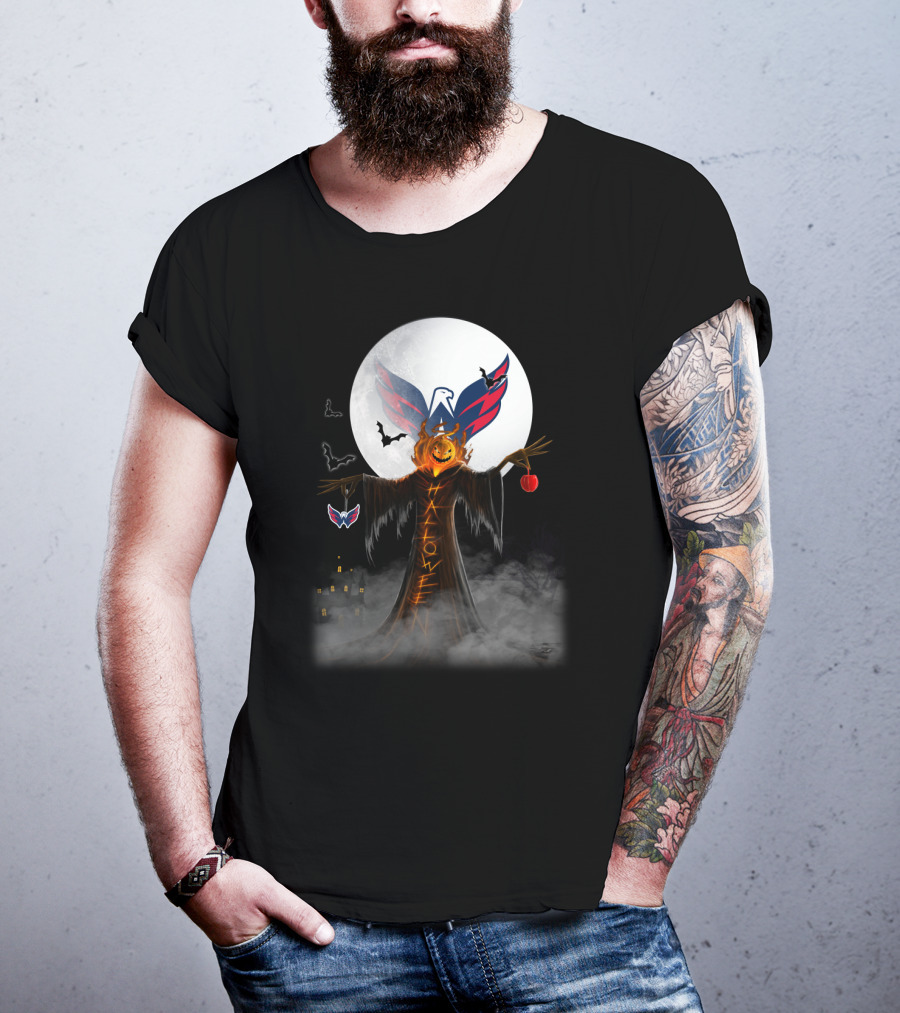 Halloween Washington Capitals Haunted Night Magic T-Shirt